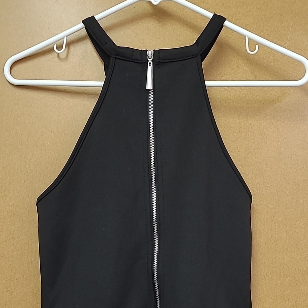 Ardene Size S Black Halter Mini Dress - Picture 3 of 10
